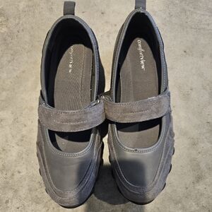 Gray Mary Jane Women's Shoes